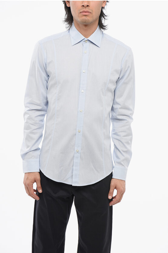 Shop Brian Dales Spread Collar Solid Color Hopsack Shirt
