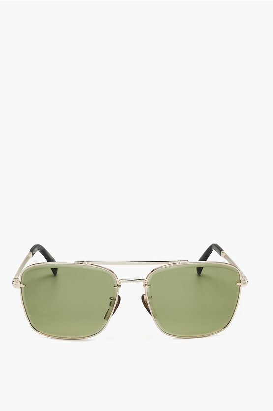 David Beckham Squared Design Aviator Sunglasses