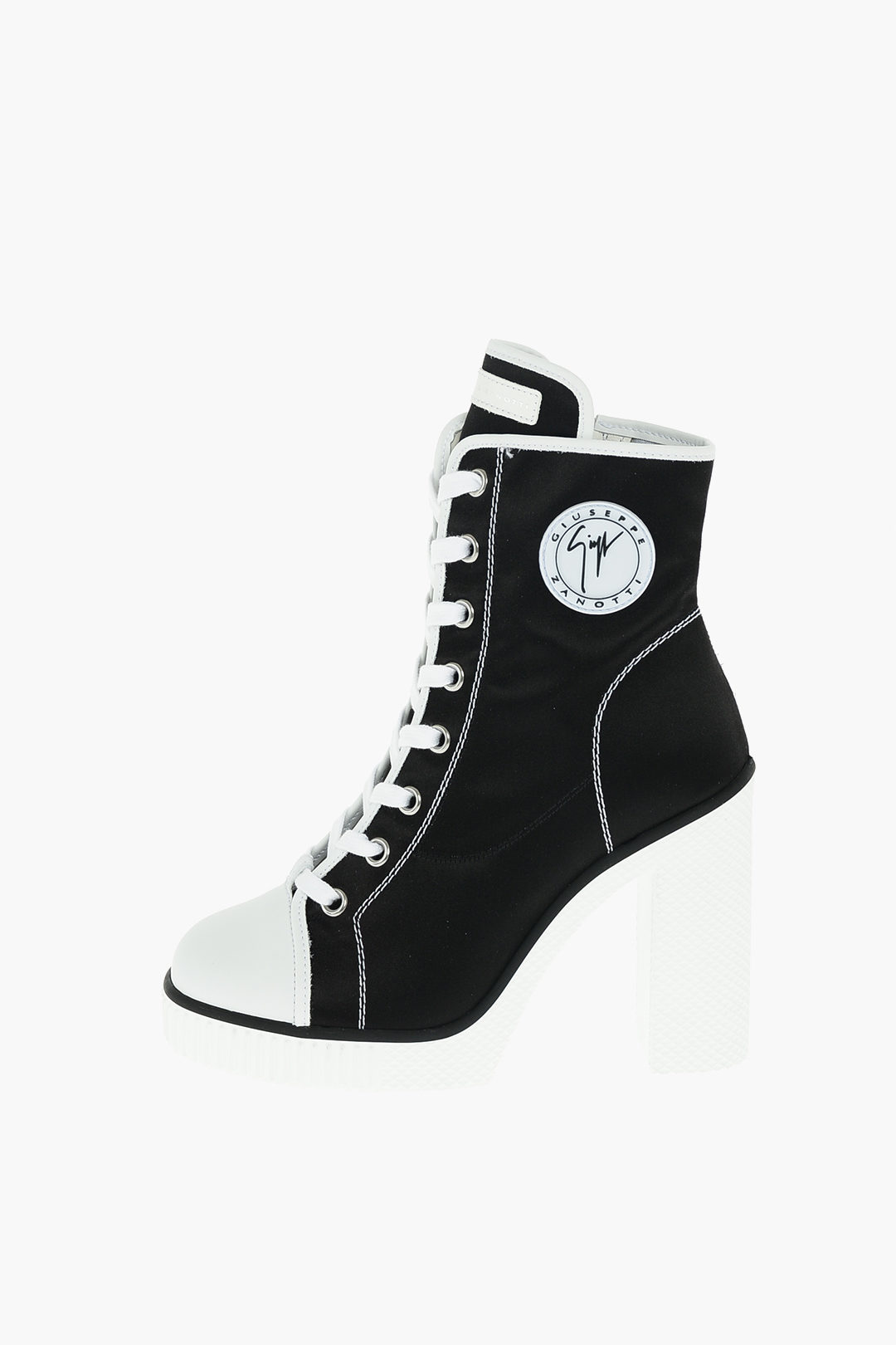 Giuseppe Zanotti Squared Heel Lace up NIDIR High Sneakers