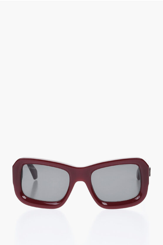 Off-white Squared Verona Sunglasses With Arrow Rods