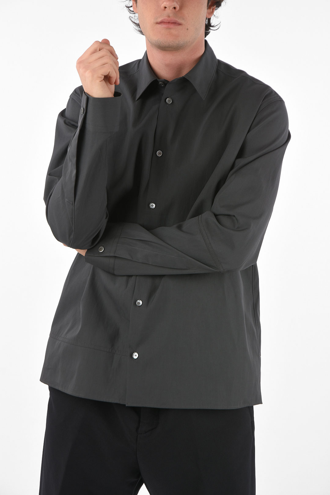 OAMC CASCADE COTTON SHORT-SLEEVE SHIRT