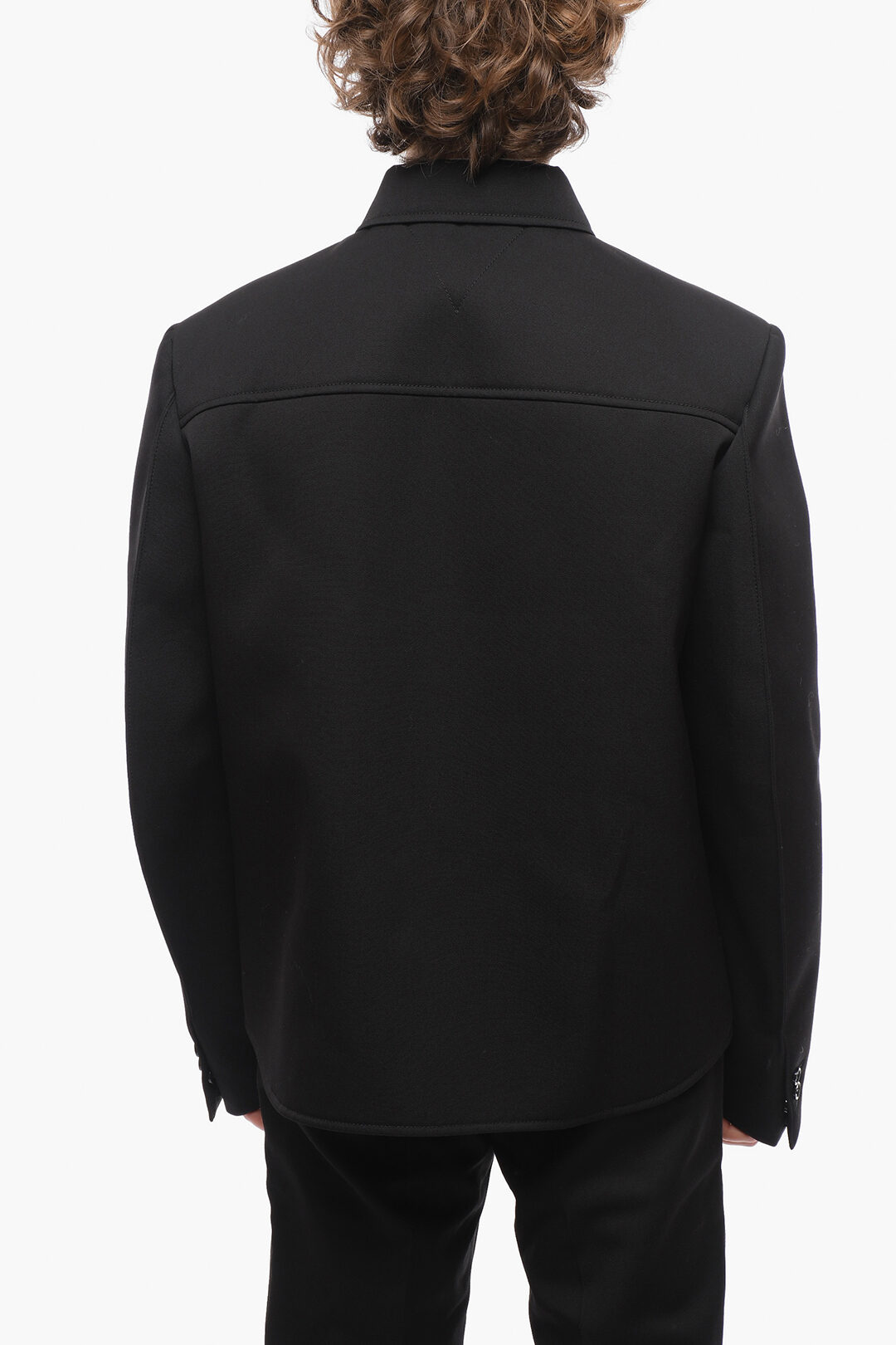 Bottega Veneta Standard Collar Wool Overshirt men - Glamood Outlet