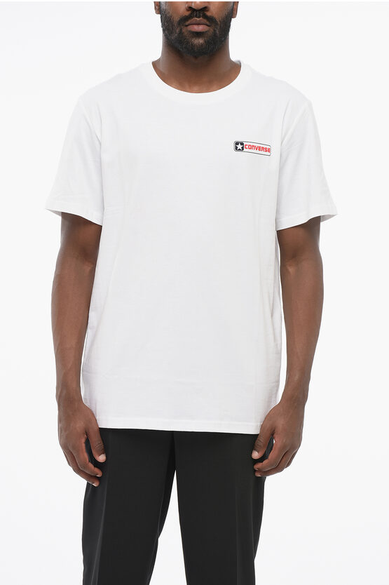 Converse Standard Fit Crew-neck T-shirt With Back Maxi Print