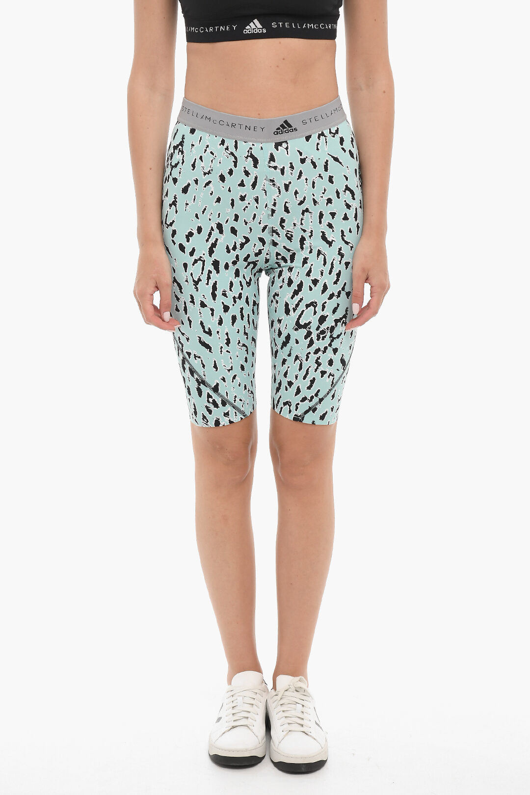 STELLA Animal Patterned High-Waisted Active Shorts women - Glamood Outlet