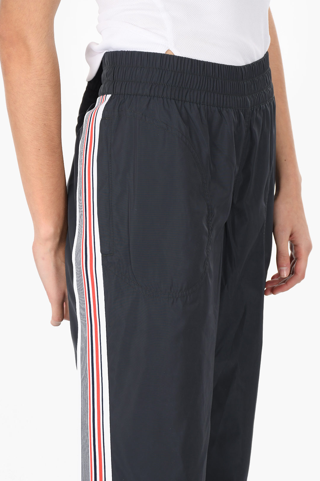 Adidas track pants discount womens buttons side