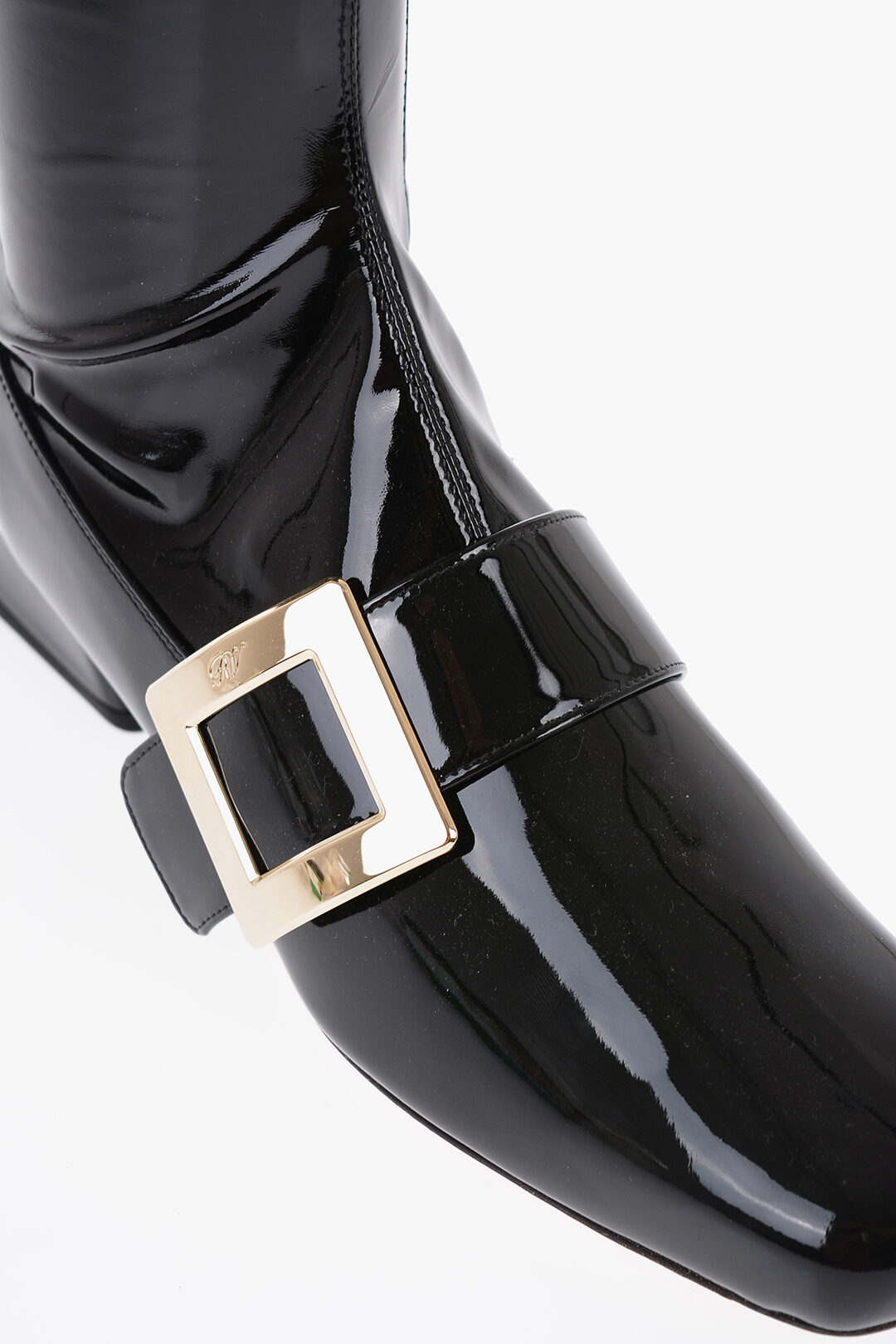 Roger Vivier Stivaletti In Vernice Stivali Alti Elasticizzati In