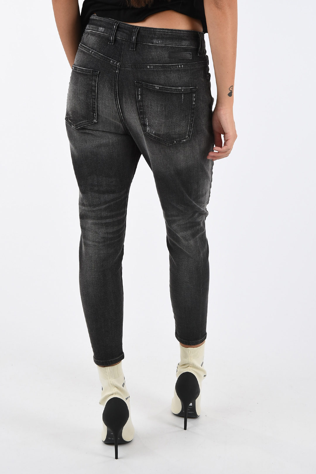 Republiek voor mij Albany Diesel Stone Washed CANDYS-T Jogg Jeans women - Glamood Outlet