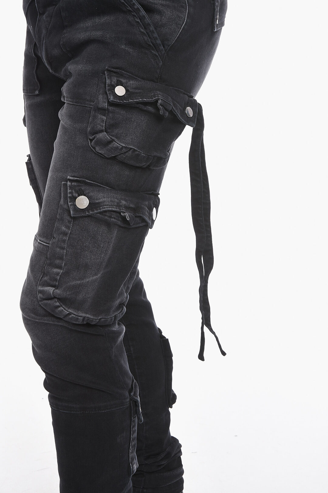 Amiri Leather Tactical Pant in Black