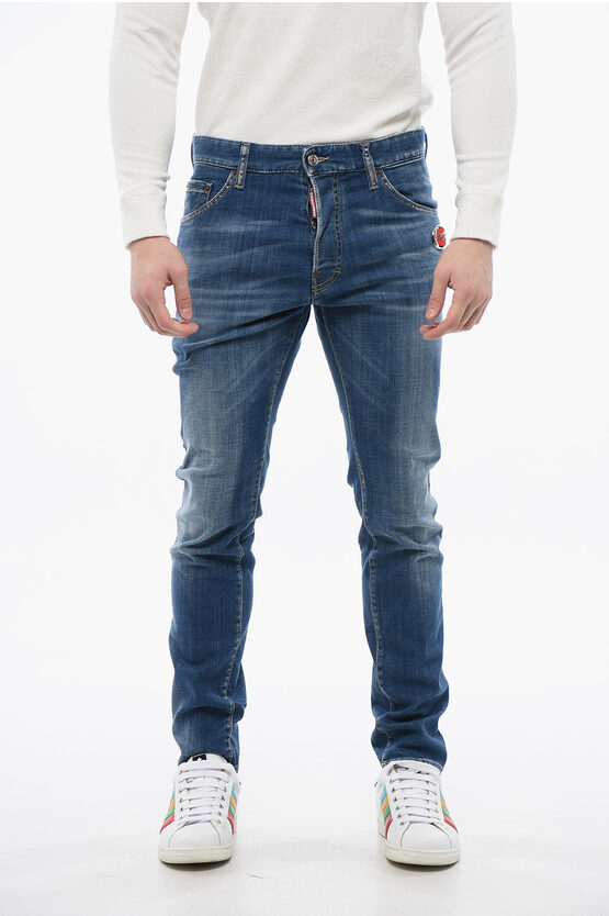 Dsquared2 Distressed D2 GOTH FOAM Hoodie men - Glamood Outlet