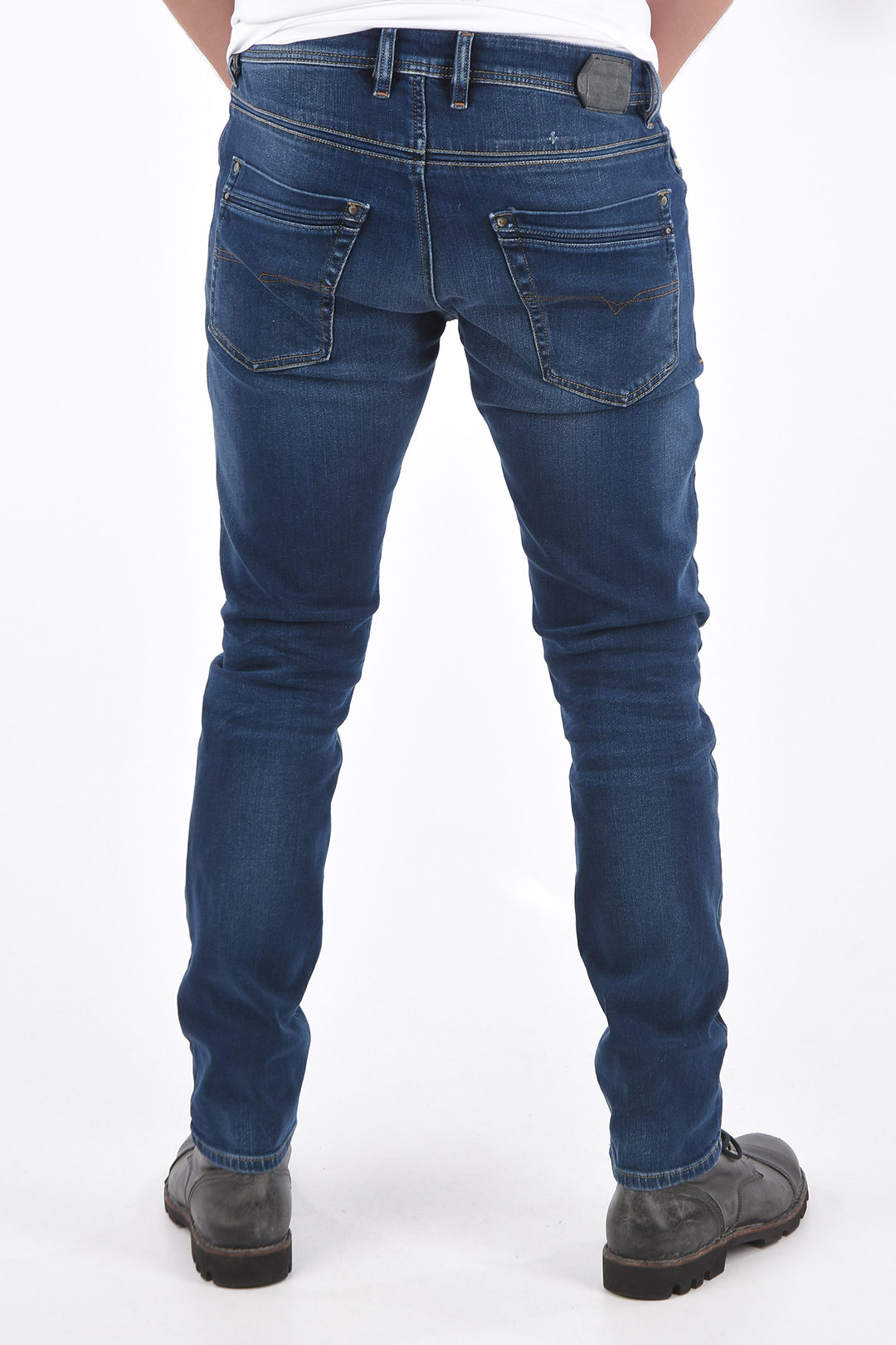 ensom Æsel udstilling Diesel Stonewash Jeans KRAYVER 16cm men - Glamood Outlet