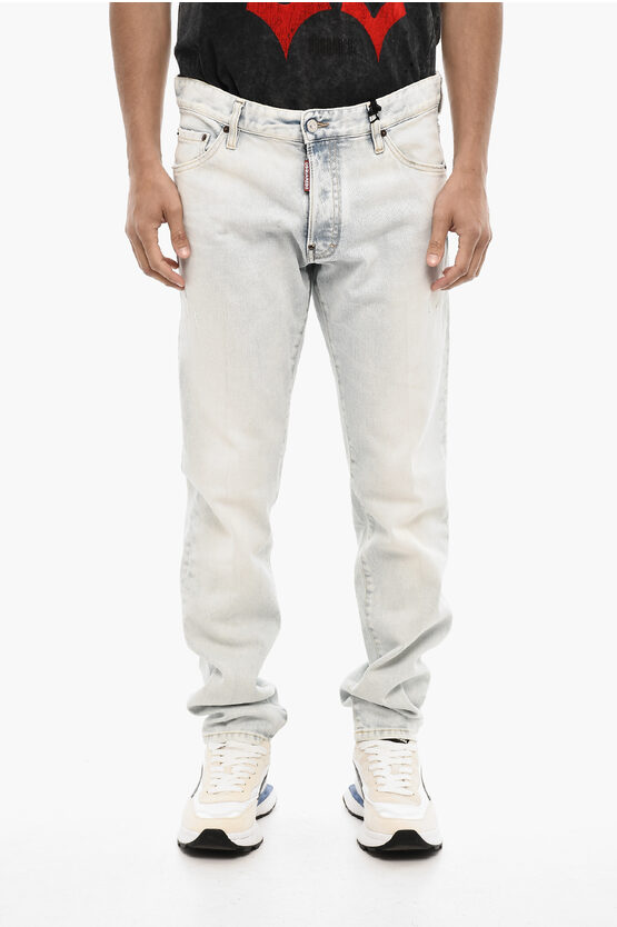 Dsquared2 Grey Stretch Denim Skater Jean Jeans