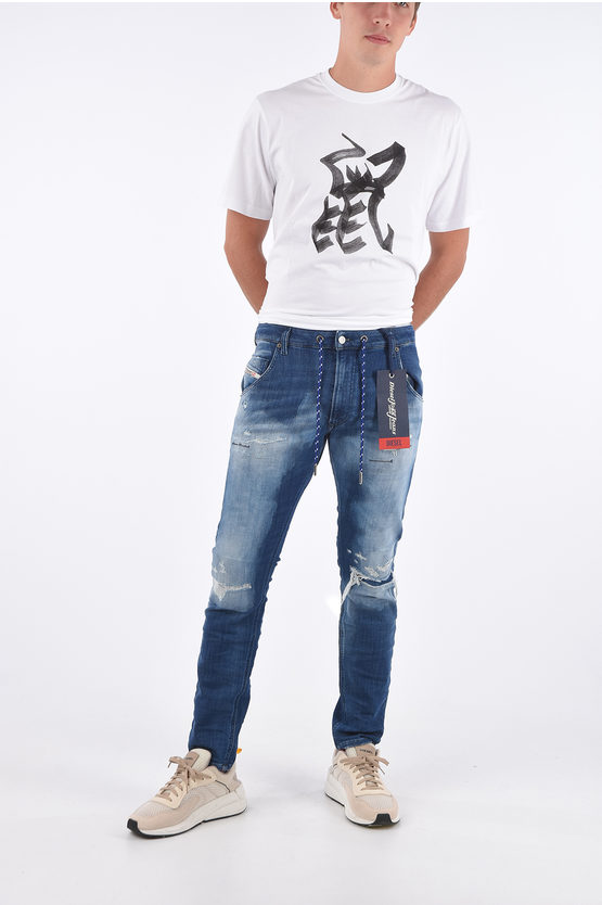 DIESEL】 jogg jeans KROOLEY-X-T W31 Diesel Stonewashed KROOLEY-X-T Jogg Jeans men - Glamood Outlet
