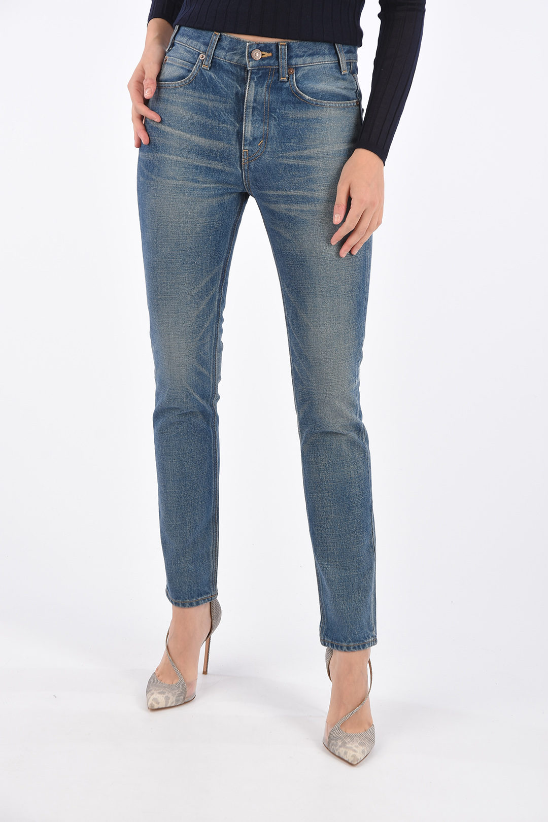 Celine Stonewashed Tapered Jeans women - Glamood Outlet