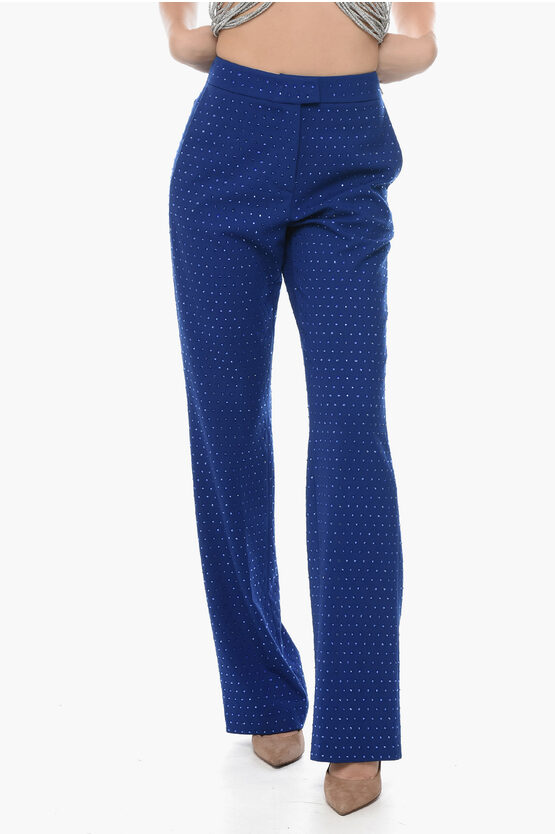 Shop The Andamane Straight-fit Pants With Swarovski Application