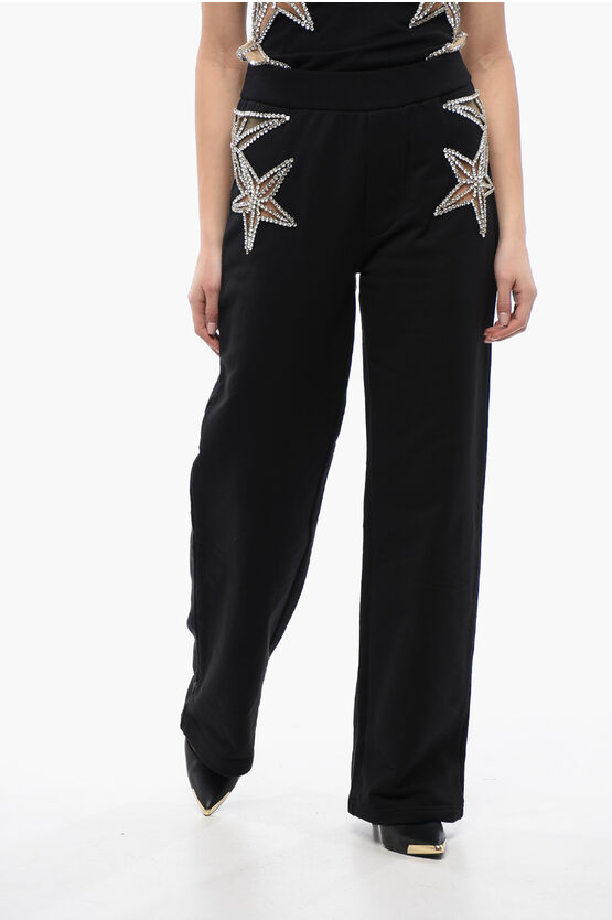 Dsquared2 Embroidered Stars Straight Pants