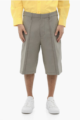 Neil Barrett Printed Straight Leg ANEMONE Bermuda Shorts men