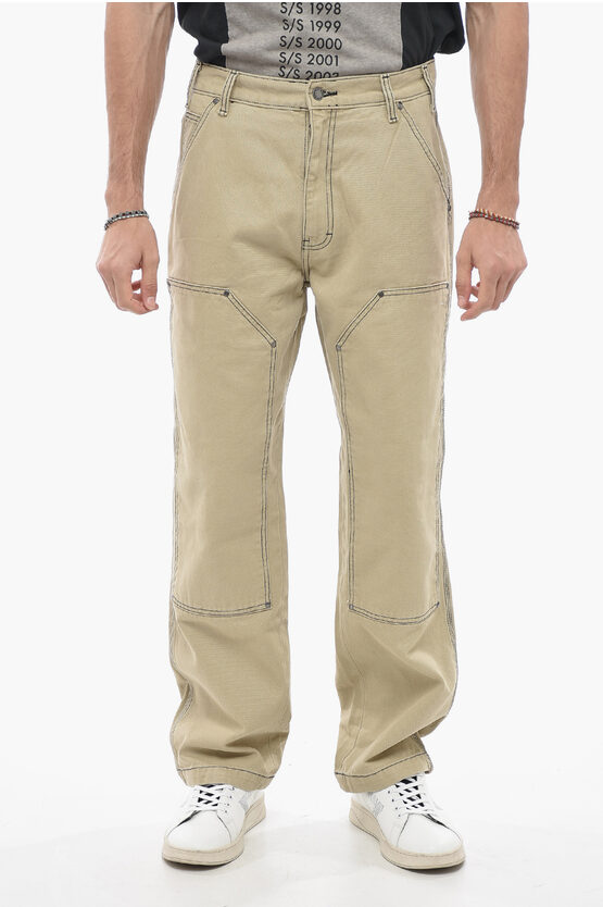 Shop Dickies Straight Leg Carpenter Pants With Visible Stitching