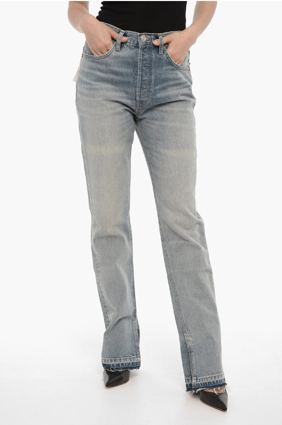 Straight Leg Jeans … - image