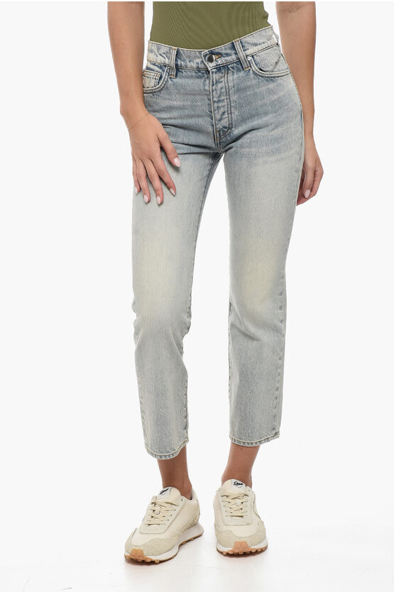 Amiri Straight Leg Jeans With Belt Loops 18cm