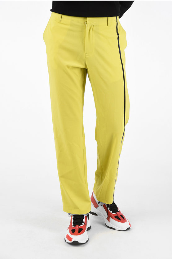 Marcelo Burlon Straight Leg Pants with Belt Loops men Glamood Outlet