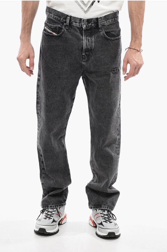 Diesel Straight Leg Regular Fit 2020 D-viker Jeans 20cm L.32 In Grey