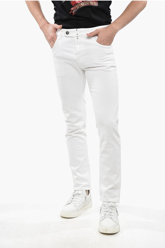 Incotex Straight Leg Slim Fit Jeans 16cm In Animal Print