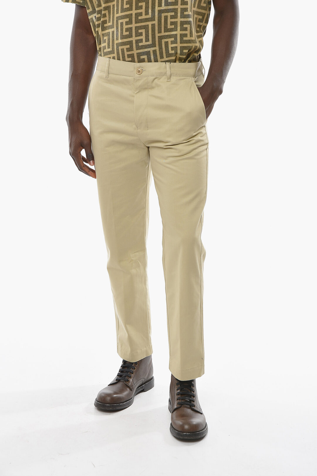 Ami Alexandre Mattiussi Straight-leg Trousers with Front Pleats men -  Glamood Outlet