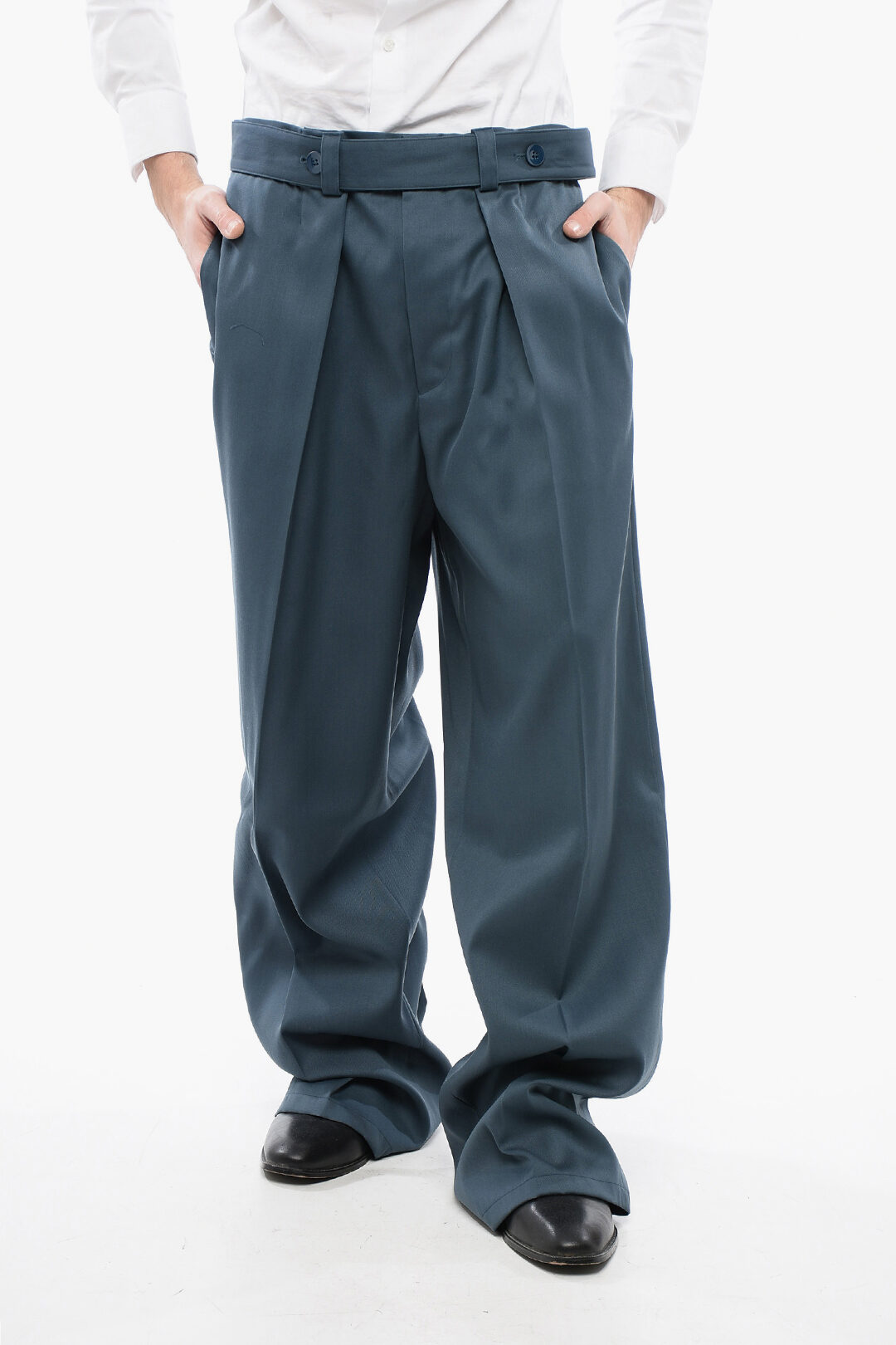 パンツ・ボトムスその他 Jil Sander Midnight Blue Wool Pant ネイビー（紺）系 Jil Sander(ジルサンダー) パンツ・ボトムス