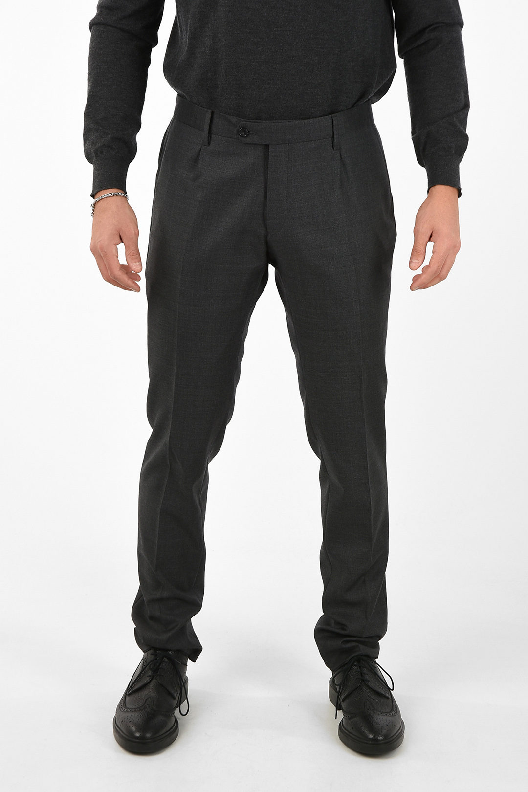 Downshifting Straight Pants with Hook Closure men Glamood Outlet