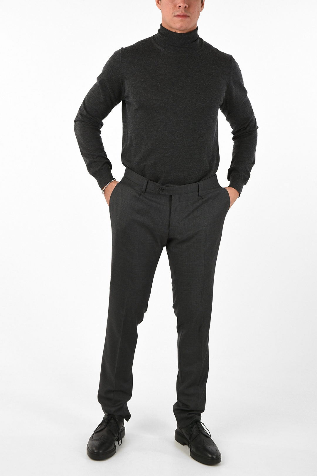 Downshifting Straight Pants with Hook Closure men Glamood Outlet