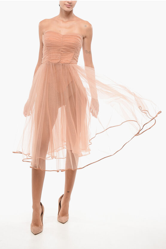 Strapless Lurex Tul… - image