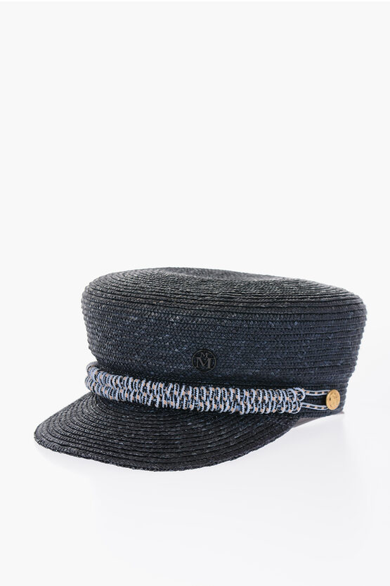 MAISON MICHEL STRAW ABBY BAKER BOY HAT 