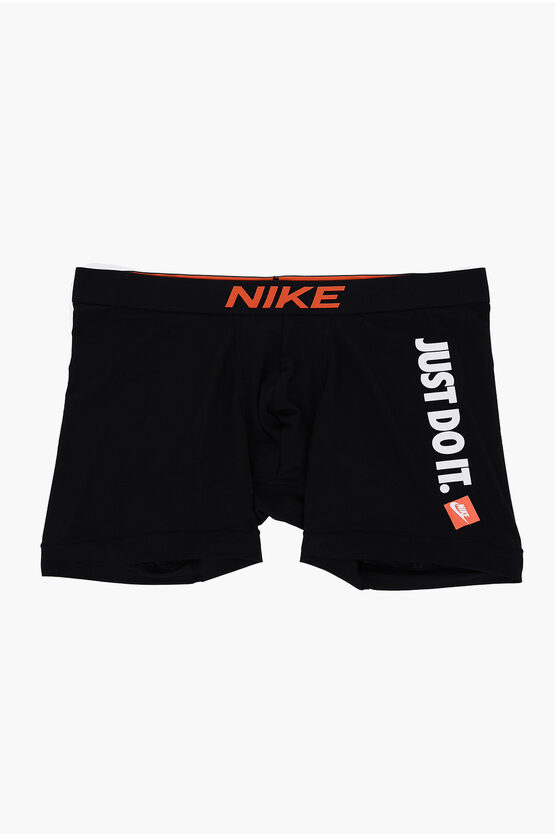 Shop Nike Strechy Boxer With Logo On The Waist