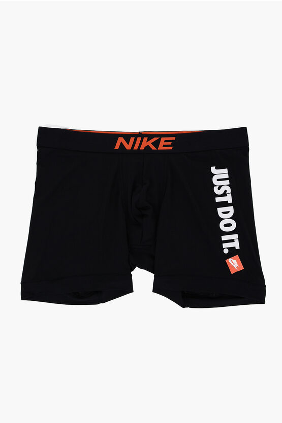 Shop Nike Strechy Boxer With Logo On The Waist