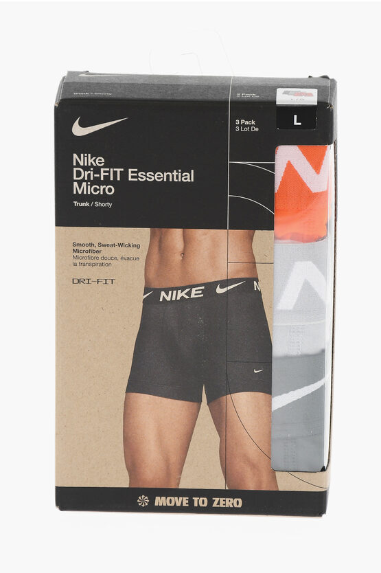 Shop Nike Stretch 3 Pairs Boxers Set With Logo-band