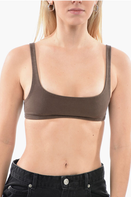 Shop Entire Studios Stretch Cotton Bandeau Bra