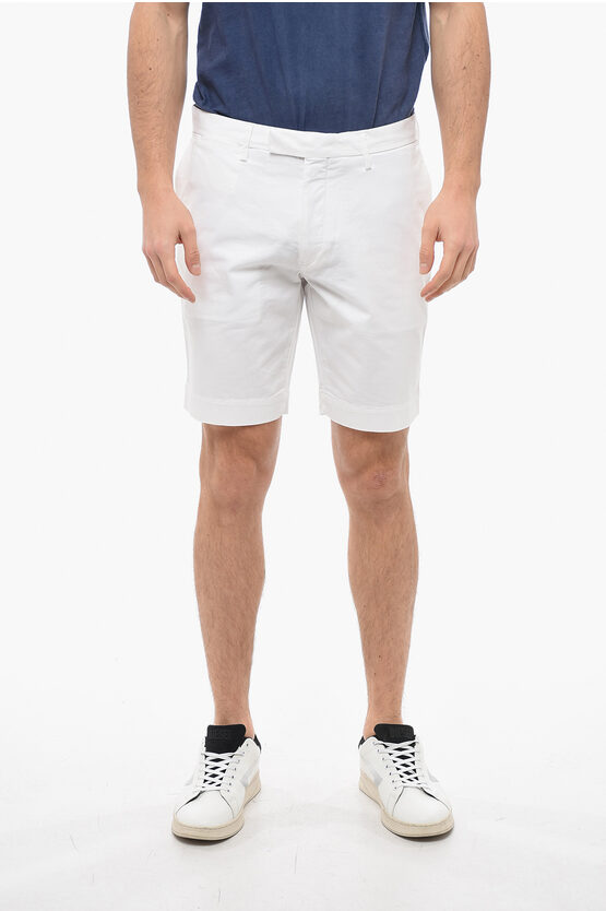 Polo Ralph Lauren Stretch Cotton Chinos Shorts With Belt Loops In White