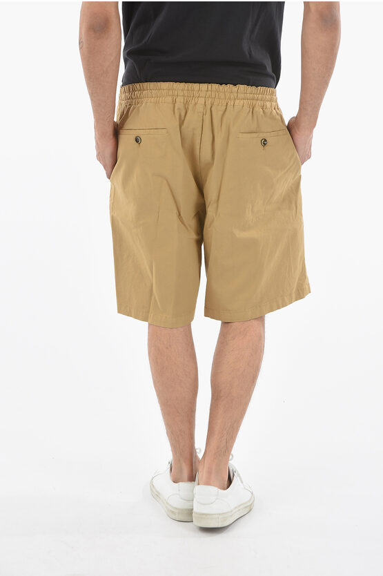 PT01 Stretch Cotton Drawstring Shorts men Glamood Outlet