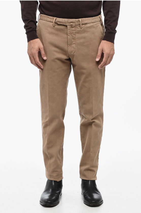 Shop Santaniello Stretch Cotton Evoluto Chino Pants