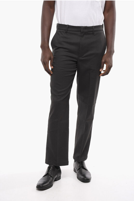 Department 5 Stretch Cotton Kurt Pants With 4 Pockets In Black