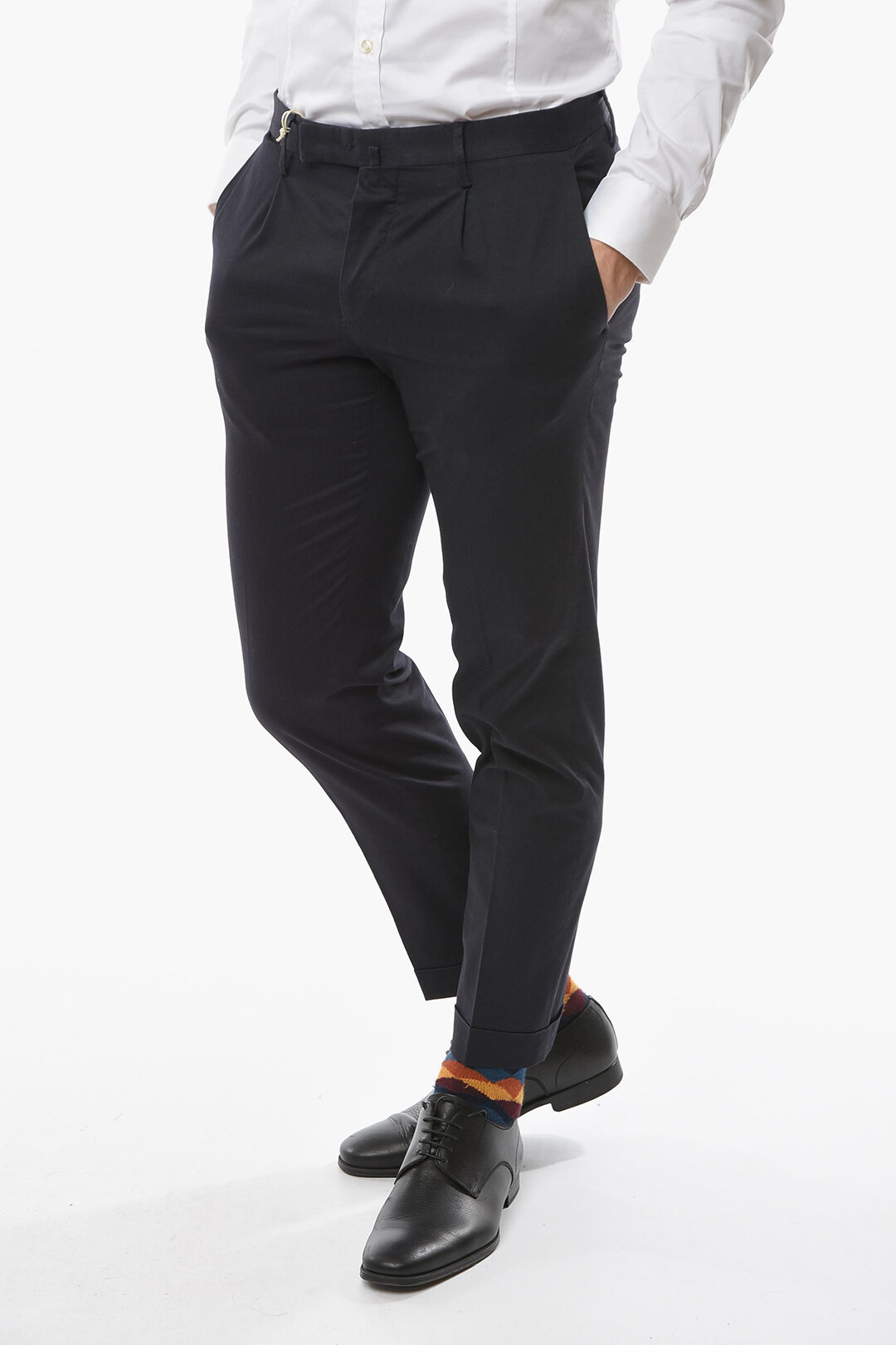 Limited Collection Men's Navy Wool Blend Single Pleat Trousers | Konga  Online Shopping