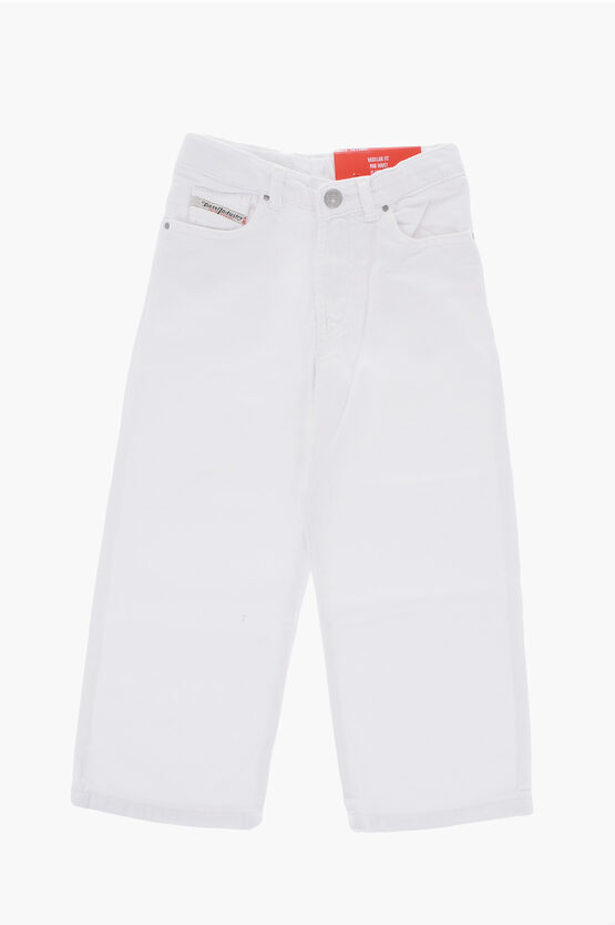 Diesel Stretch Denim 2000-j Jjj Flared Jeans In White