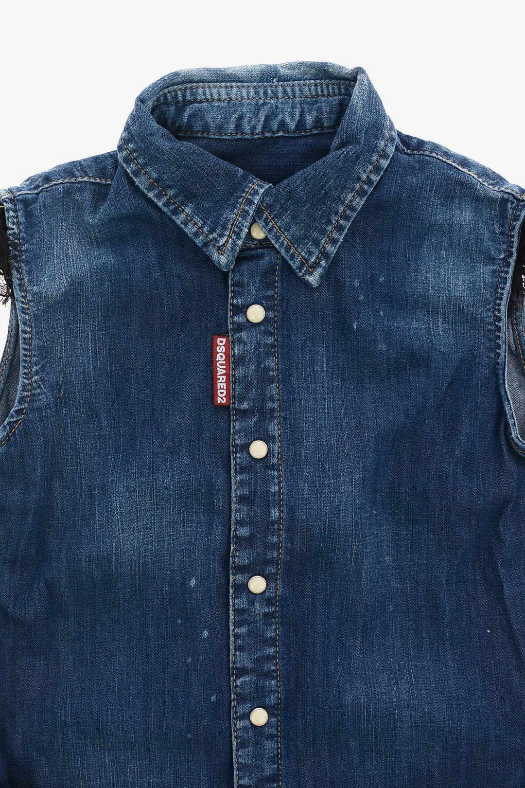 Dsquared2 Kids Stretch Denim Belted 