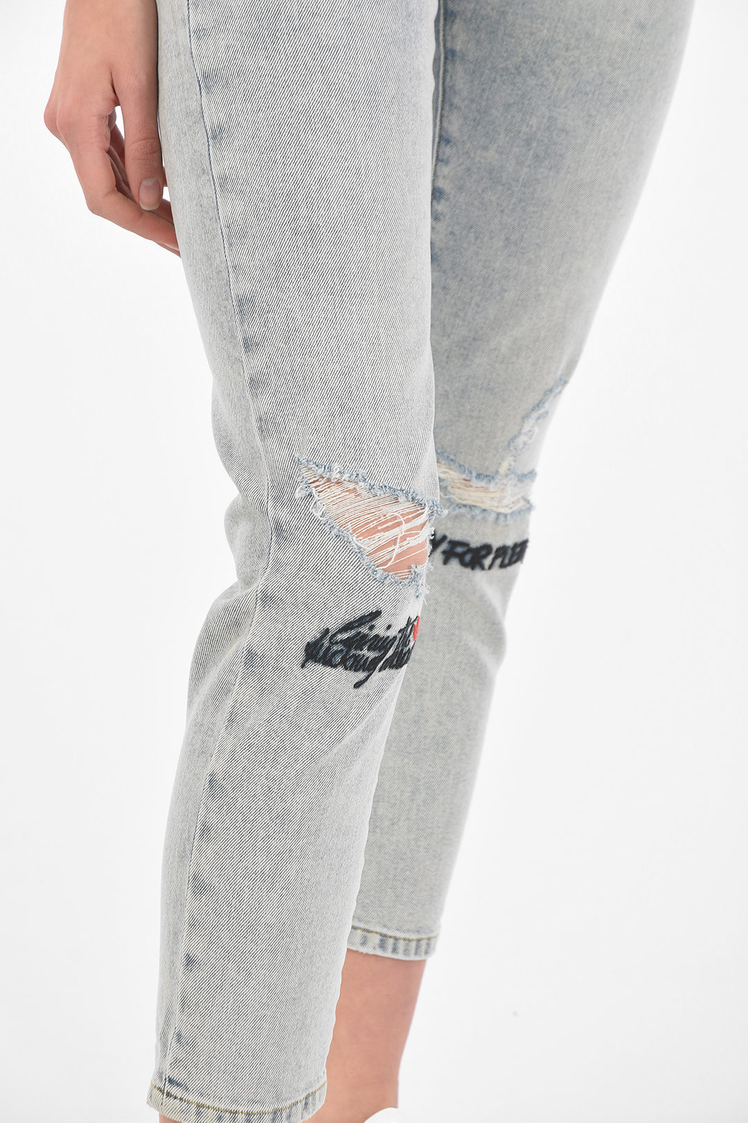 Philipp Plein stretch denim cropped 