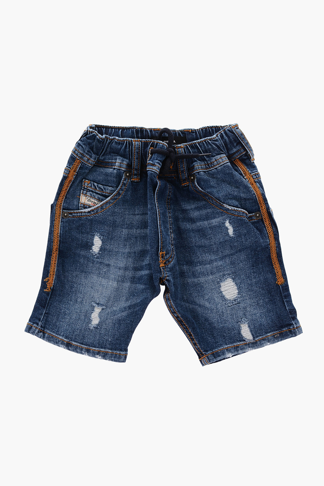 Diesel Kids stretch denim KROOLEY-NE-J SH-OS shorts boys - Glamood Outlet