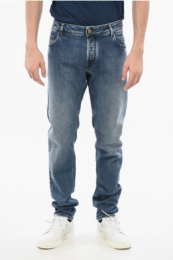 Handpicked Stretch Denim Orvieto Jeans 17cm In Blue