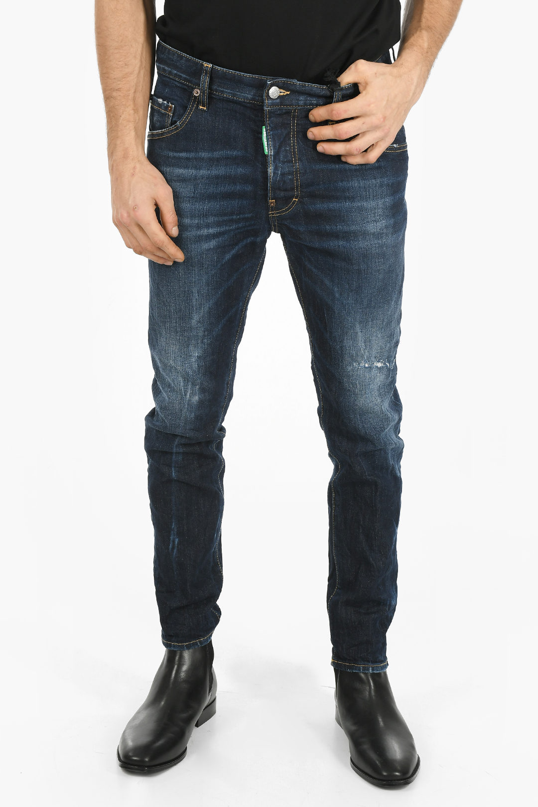 Dsquared2 Stretch Denim SKATER Jeans 16cm men - Glamood Outlet