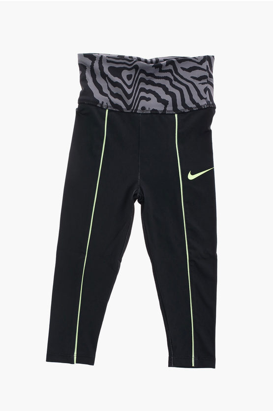 Nike Stretch Dri-fit Leggings In Black