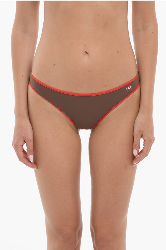 DIESEL BICHYS High Waist Bikini Bottom - Red
