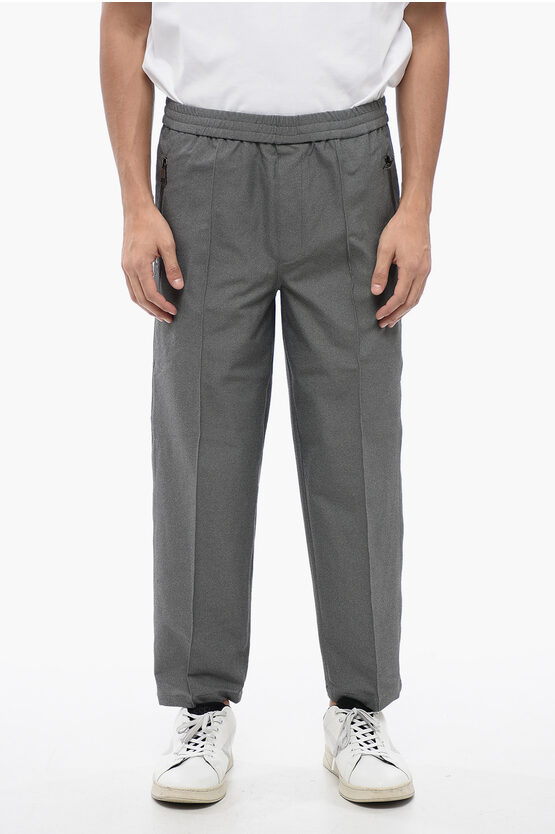 Neil Barrett Stretch Fabric Louis Pants With Elastic Waistband